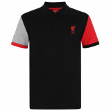 FC Liverpool tricou polo Sleeve black - M