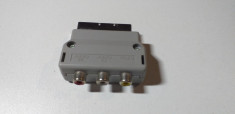 Adaptor scart pentru cablu AV-RCA Nintendo Wii original foto