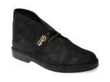 Ghete CLARKS negre, DESERT BT EVO, din piele intoarsa