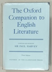 THE OXFORD COMPANION TO ENGLISH LITERATURE by SIR PAUL HARVEY , 1965