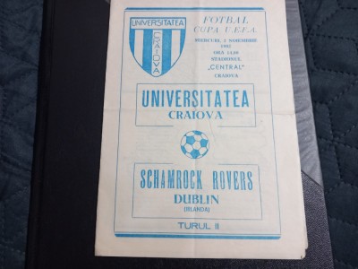 Program U Craiova - Schamrock Rovers foto