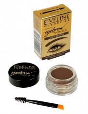 Crema pentru sprancene, Eveline Cosmetics, Soft Brown, Waterproof foto