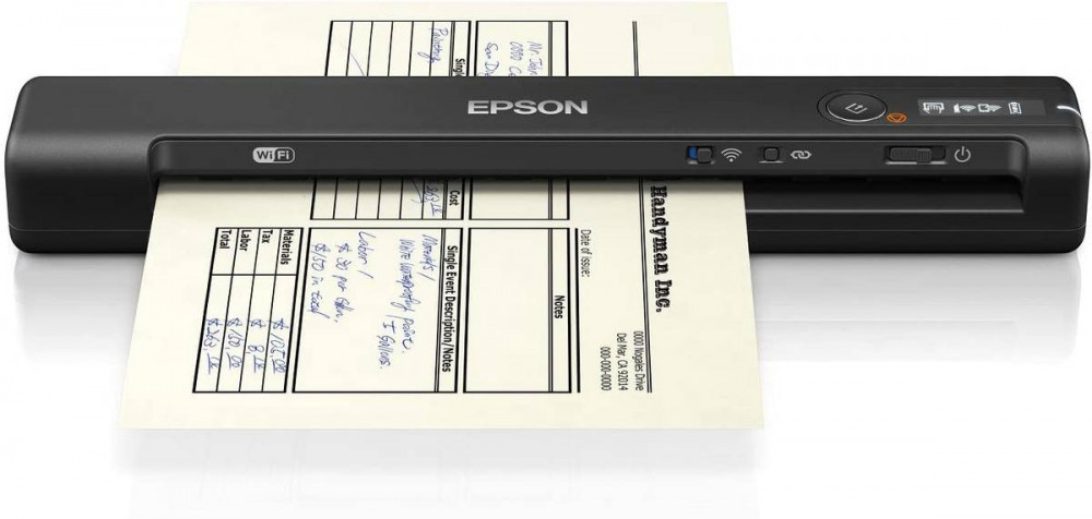 Scanner Epson Workforce ES-60W A4 600DPI Negru | Okazii.ro