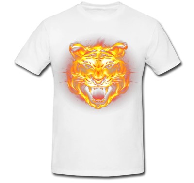 Tricou &amp;quot; Fata-tigru-foc &amp;quot; foto