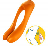 Candy Cane - Vibrator pentru deget, portocaliu, Orion