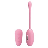 Ou Vibrator Electro Shock Fun, Roz, 19 cm, Pretty Love