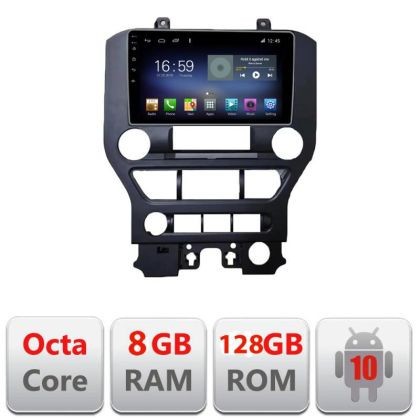 Navigatie Ford Mustang 2015-2020 F-MUSTANG Octa Core cu Android Radio Bluetooth Internet GPS WIFI DSP 8+128GB 4G CarStore Technology