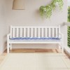 VidaXL Pernă de bancă dungi albastre și albe 180x50x7 cm textil oxford