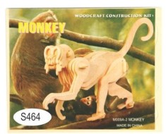 Joc puzzle lemn -S- maimuta M009A-2/HS1029-2 foto