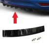 Spoiler Auto Universal Negru 85cm, Ornament Tuning 7 Aripioare, Difuzor Bara Fata/Spate, Decor Exterior