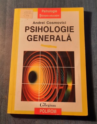 Psihologie generala Andrei Cosmovici foto