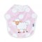 Baveta din bumbac BabyJem Dots (Culoare: Roz)