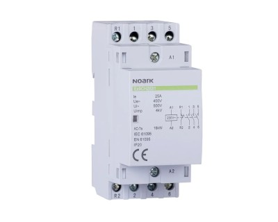Contactor modular 25A 4ND Ex9CH25 230V Noark 102412 foto