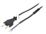 Cablu Alimentare 1.5m Negru 2.5A 250V
