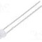 Dioda LED 5mm, verde, plat, 2.6...3.6V, LUCKYLIGHT - LL-504PGD2Q-G5-2B