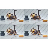 SET 4 Mulinete WIND BLADE MA6000 11 rulmenti pentru crap cu tambur rezerva