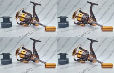SET 4 Mulinete WIND BLADE MA6000 11 rulmenti pentru crap cu tambur rezerva