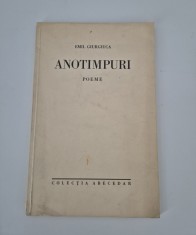 Carte veche Emil Giurgiuca Anotimpuri Poeme