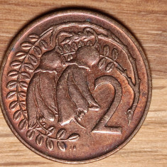 Noua Zeelanda - moneda de colectie - 2 cents 1974 - bronz - impecabila !