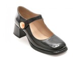 Pantofi GRYXX negri, 602098, din piele naturala lacuita