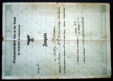 O.180 CERTIFICAT WWII GERMANIA AUSTRIA ZEUGNIS 1941