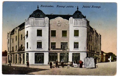 CARANSEBES PALATUL KORONGI CASINA ROMANA MONUMENT CRUCEA ALBA foto