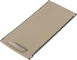 Carcasa cu role pentru consola centrala, bej, 19 x 9 cm