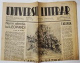 UNIVERSUL LITERAR , SAPTAMANAL , ANUL L , NR. 37 , SAMBATA , 6 SEPTEMBRIE , 1941