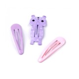 Cumpara ieftin Set 3 agrafe pentru par clic clac 5 cm Hamster, Crisalida