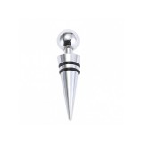 Cumpara ieftin Dop Universal Argintiu Sticla Vin/Bauturi, 2 Garnituri Silicon, Reutilizabil, Etans, 9cm
