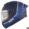 Casca integrala pentru scuter - motocicleta MT Thunder 4 SV R25 C7 albastru mat (ochelari soare integrati) M (57/58cm)