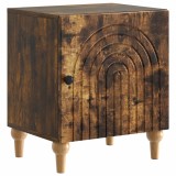 vidaXL Dulap de noapte Stejar fumuriu 43 x 34,5 x 50 cm Lemn prelucrat 894115