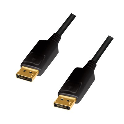 CABLU video LOGILINK, DisplayPort (T) la DisplayPort (T) 1.2, 1m, conectori auriti, rezolutie maxima 4K (3840 x 2160) la 60 Hz, plastic, triplu ecrana foto