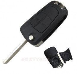Carcasa cheie tip briceag pentru Opel 2 butoane foto