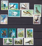 Polinezia 1980-1996 fauna pasari 6 serii complete MNH