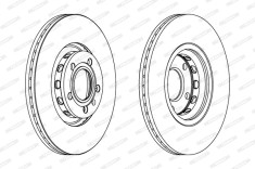 FERODO DDF1706 PREMIER Disc frana