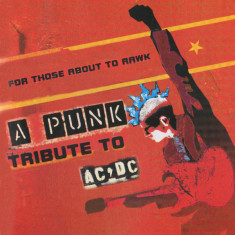 CD Various ‎– For Those About To Rawk - A Punk Tribute To AC/DC (EX)