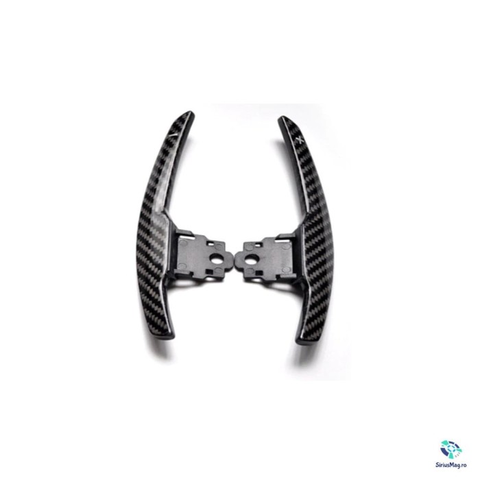 Set 2 Padele Volan Carbon pentru BMW