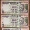 B11 22 - Bancnota foarte veche - India - 100 rupii - 2006 - patru bancnote serii consecutive