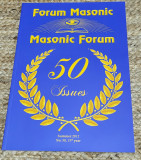Revista Forum Masonic, an 2012,numarul 50