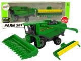 Combina agricola de jucarie, verde/ galben, 9 x 4 x 4 cm, Lean 14828