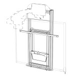 Suport ajustabil pe inaltime pentru table SMART BOARD seria 600 HAWM-600i3