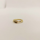 Inel placat cu aur Forest Sample - diametru 1,6 cm, SaraTremo