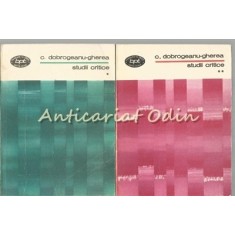 Studii Critice I, II - C. Dobrogeanu-Gherea