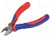 Clesti laterali, pentru taiere, 125mm, otel vanadium, calit in ulei, KNIPEX - 72 02 125