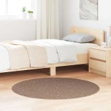 Covor shaggy cu spate din latex Marron &oslash;120 cm