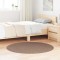 vidaXL Covor Shaggy Antiderapant Maro 120 x 120 cm PP