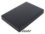 Carcasă universală ABS neagră IP40 125x175x25mm