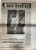 Cumpara ieftin Almanah Cuvantul nr. 13, 1990, 8 pagini, romana, brosat, 24 x 30 cm, stare buna