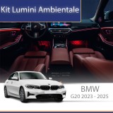 Lumini Ambientale BMW Seria 3 G20 2023-2025 dedicat set complet control telefon sau sistem original